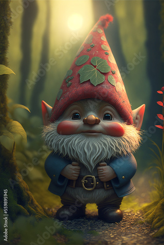 Gnome in Forest