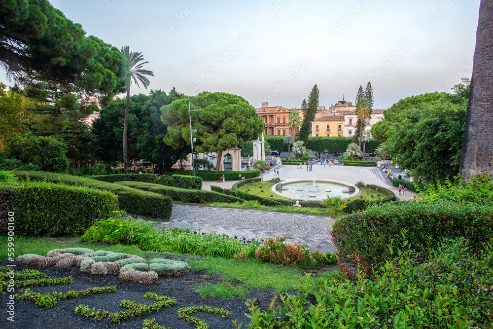 Amazing garden next to villa Bellini in  Catania