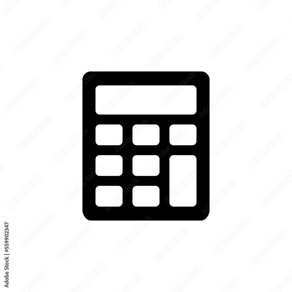 Calculator Icon Vector Illustration Template Calculator Icon Vector Illustration Template