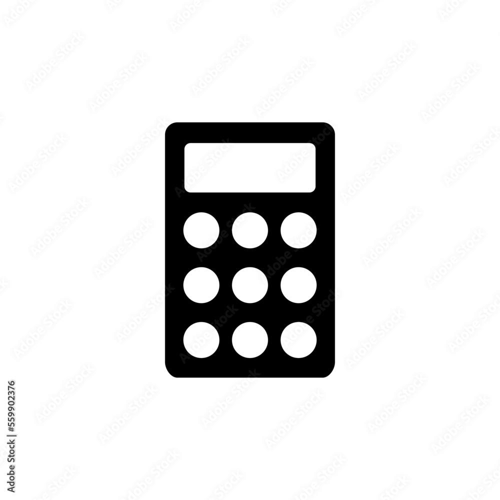 Calculator Icon Vector Illustration Template Calculator Icon Vector Illustration Template