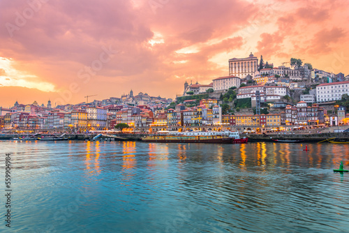 old town of Porto at river Duoro, Portugal © gatsi