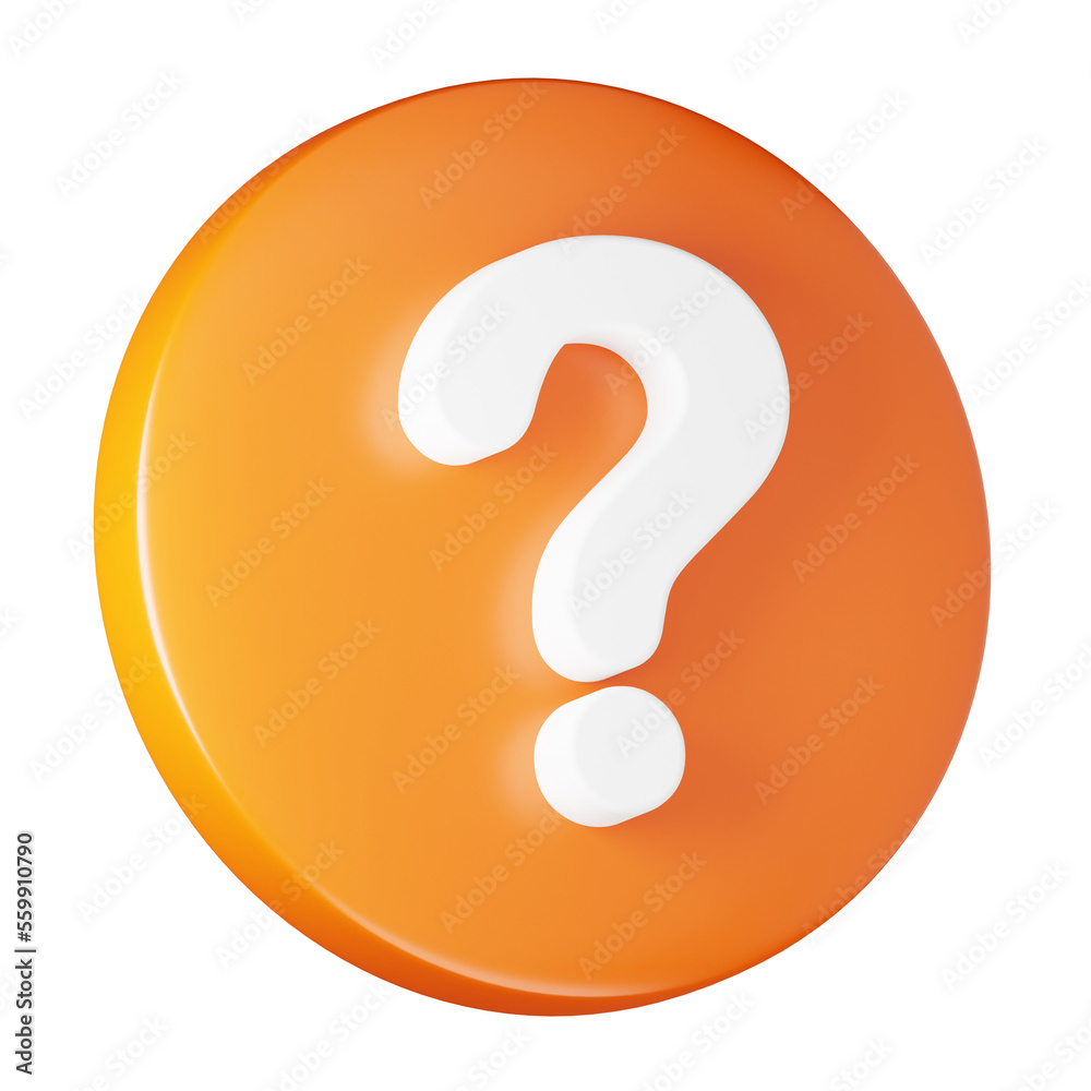 3d realistic red question mark illustration 3d realistic red question mark illustration