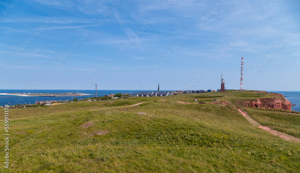 Aerial view of Heligoland island. North sea. Germany. Aerial view of Heligoland island. North sea. Germany.