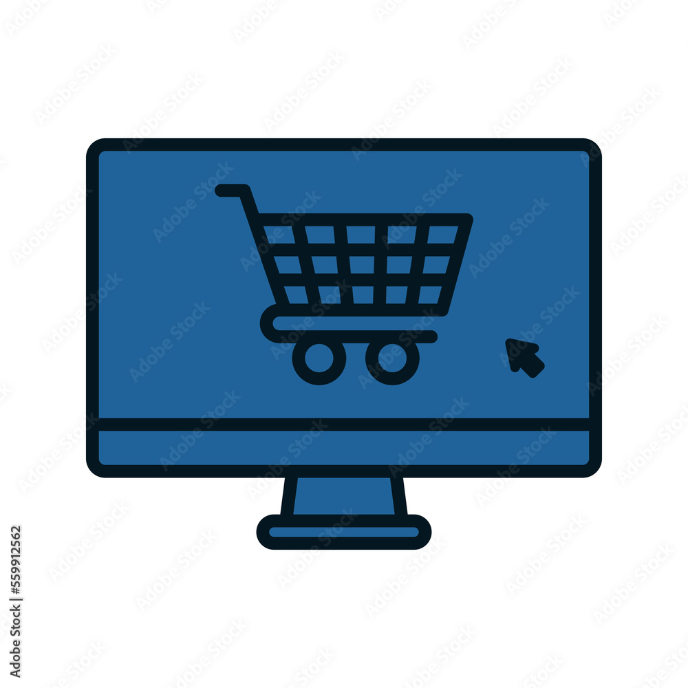 Online shop icon. sign for mobile concept and web design. vector illustration Online shop icon. sign for mobile concept and web design. vector illustration