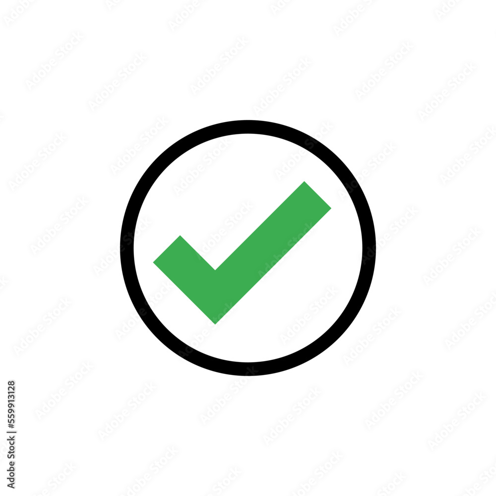 Check Mark, Checklist, Tick Icon Vector Logo Template Check Mark, Checklist, Tick Icon Vector Logo Template