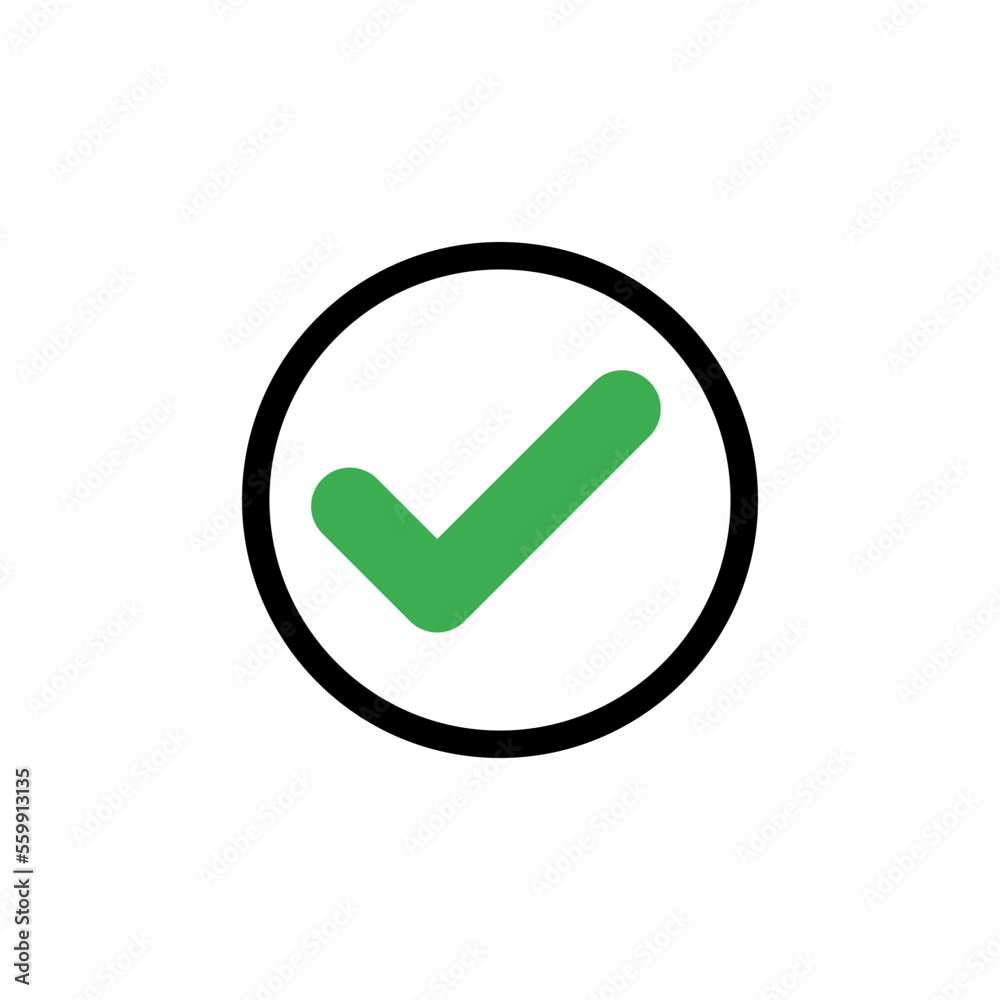 Check Mark, Checklist, Tick Icon Vector Logo Template Check Mark, Checklist, Tick Icon Vector Logo Template