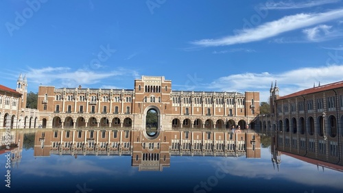 Rice university - a private research university in Houston, Texas.