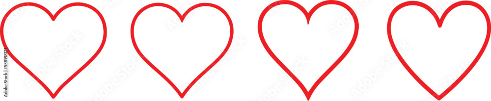 Horizontal set for Ink Brush hearts. Heart Symbol. heart icon. shaped logo. lovers, romance, valentines, valentine, romantic, concept, card, marriage, two, valentine day, variety, affection, happines Horizontal set for Ink Brush hearts. Heart Symbol. heart icon. shaped logo. lovers, romance, valentines, valentine, romantic, concept, card, marriage, two, valentine day, variety, affection, happines