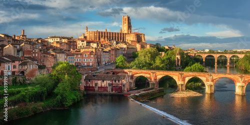 Historical Old Town of Albi, France