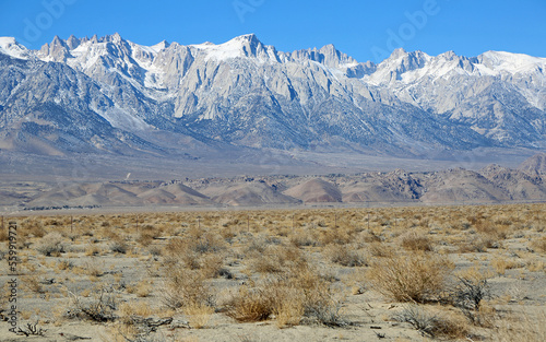 Mt Whitney and Sierra Nevada, California