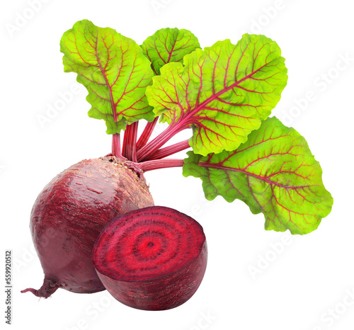 Ras beetroot halver fith leaves, cut out