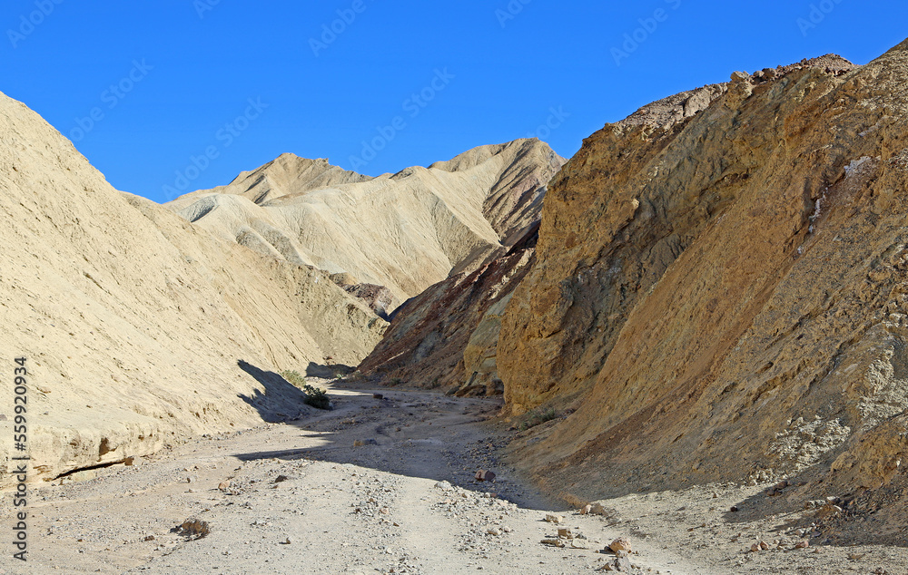 Trail to Zabriskie Point - Death Valley NP, California Trail to Zabriskie Point - Death Valley NP, California