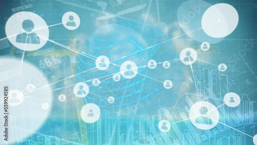 Wallpaper Mural The video shows a digital interface that is used to process financial data Torontodigital.ca