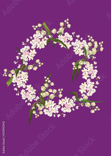spring composition, conveys the aroma of spring and freshness, tenderness and happiness, abstraction