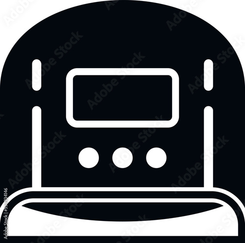 Care uv lamp icon simple vector. Air device. Uvc insect