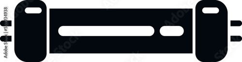 Disinfect lamp icon simple vector. Uv light. Care uvc