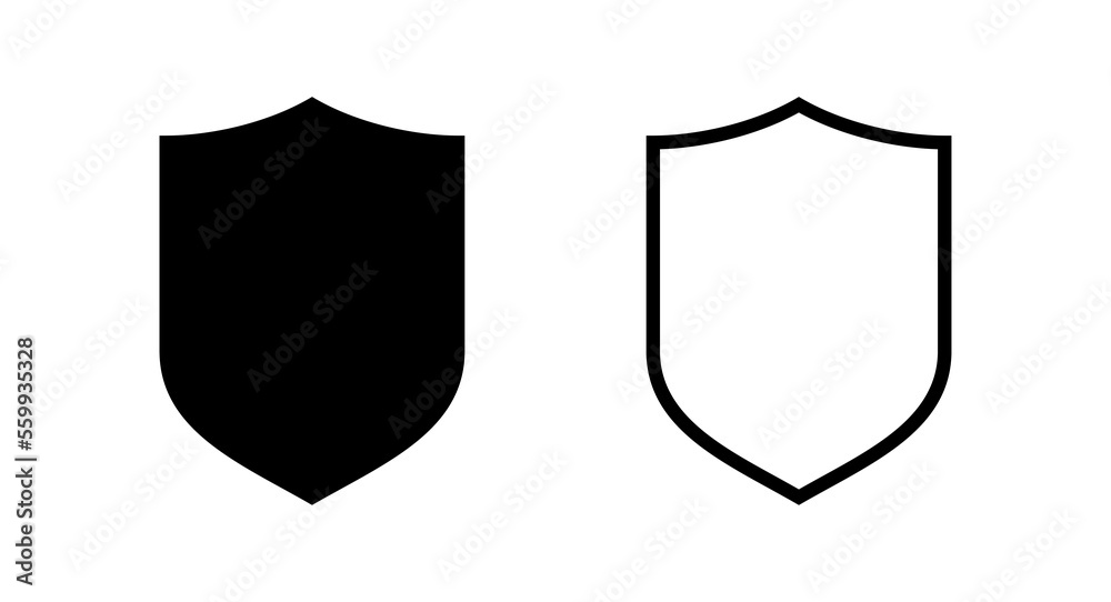 Shield icon vector illustration. Protection icon. Security sign and symbol