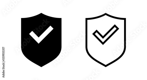 Shield check mark icon vector illustration. Protection approve sign. Insurance icon Free Download Shield check mark icon vector illustration. Protection approve sign. Insurance icon - GFXLoad
