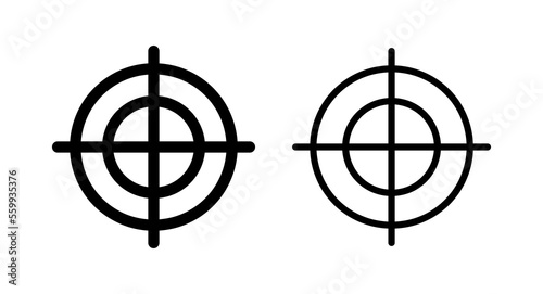 Target icon vector illustration. goal icon vector. target marketing sign and symbol