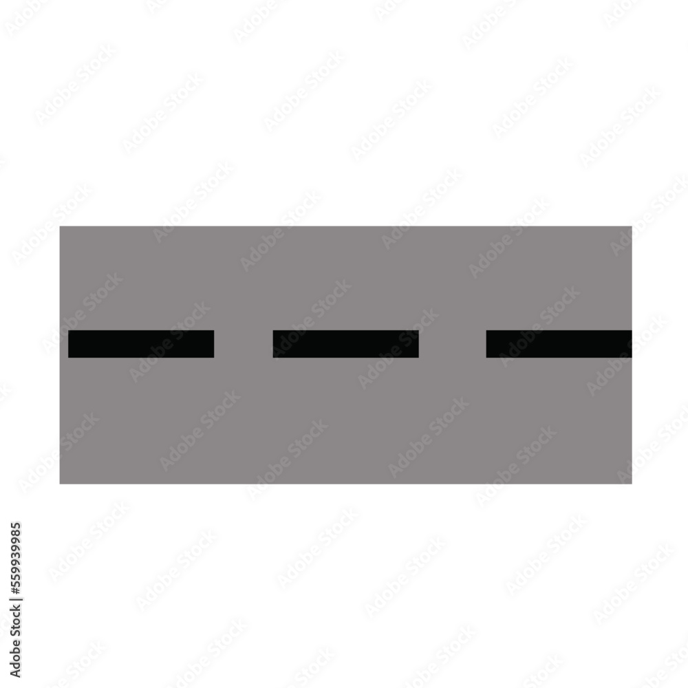 Road Flat Icon Road Flat Icon