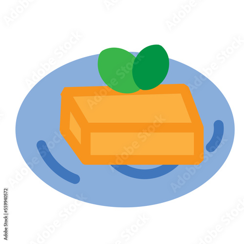 Tofu Flat Icon