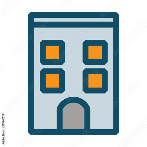 Motel Flat Icon