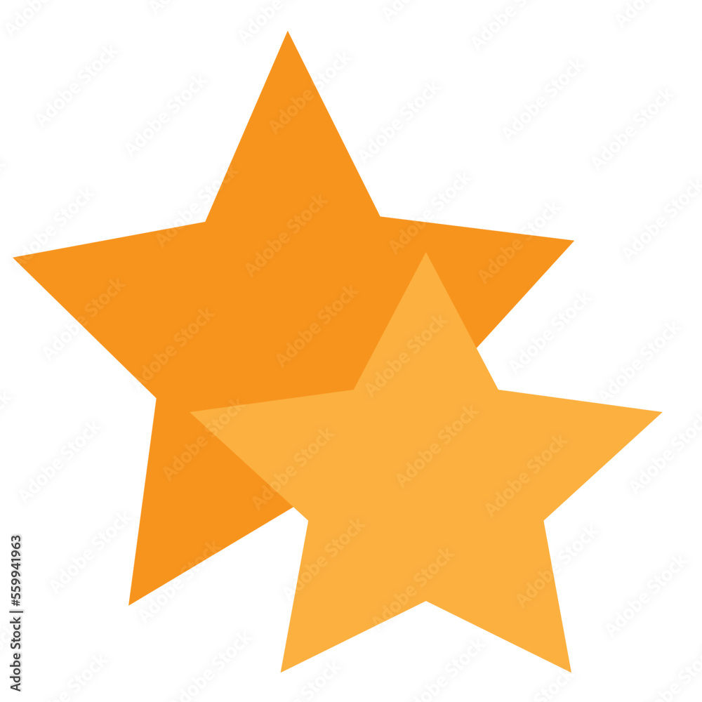 Obraz premium Stars Flat Icon