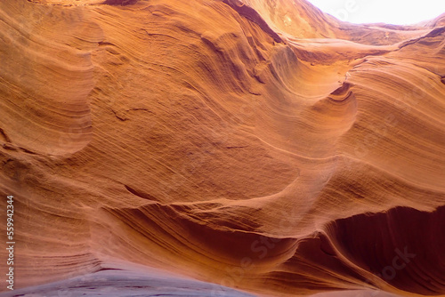 Sandstone rock formations at Waterhole Canyon, Arizona, USA 