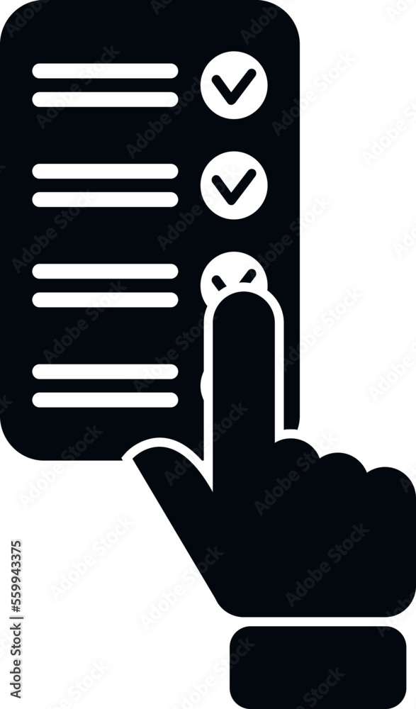 Make task schedule icon simple vector. Event time. Board list Make task schedule icon simple vector. Event time. Board list