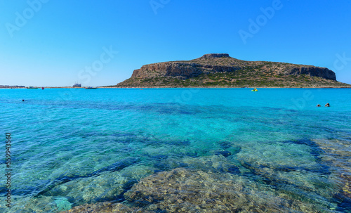 Fototapeta Naklejka Na Ścianę i Meble -  Bucht von Balos in Kreta, Griechenland