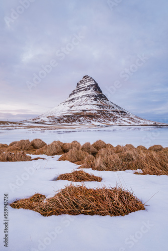 Kirkjufell Wintery Iceland Landscape Photography photo