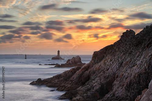 Pointe Du Raz Lighthouse, Finistere, Brittany, France