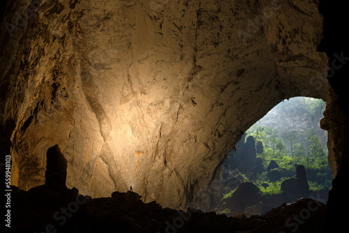 Cave passage in Hang Son Doong, Veitnam. photo