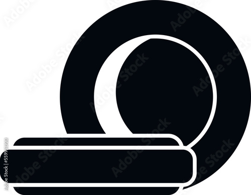 Honey cough drops icon simple vector. Remedy candy. Medical care