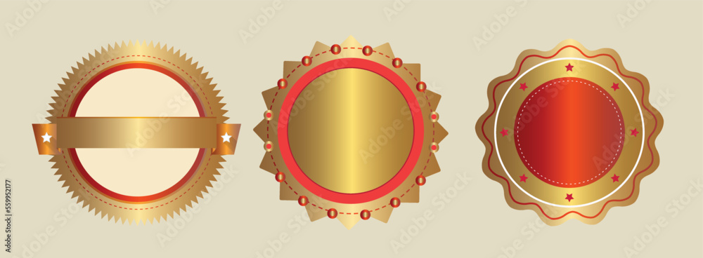 Gold Badges, Blank Badges, Emblem, Badge Gold Badges, Blank Badges, Emblem, Badge