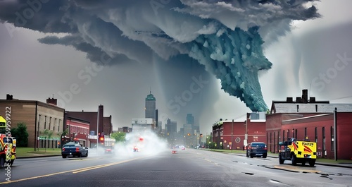 storm whether in city, torn...