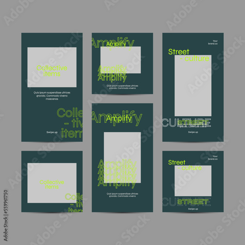 Editable Social Media Template. Vector Illustration. Digital Marketing for promotion. Modern and Simple Social Media Template