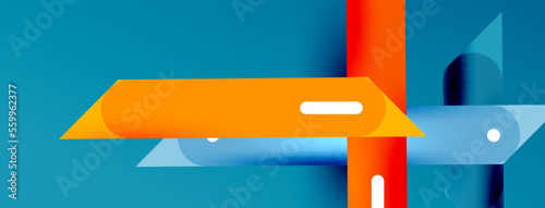 Background overlapping lines. Dynamic lines abstract wallpaper. Straight lines composition vector illustration for wallpaper banner background or landing page