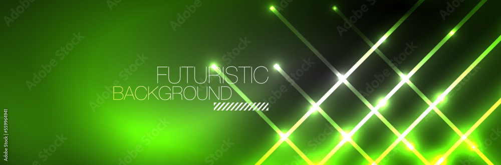 Neon glowing fluid wave lines, magic energy space light concept. Vector illustration for wallpaper, banner, background, leaflet, catalog, cover, flyer Neon glowing fluid wave lines, magic energy space light concept. Vector illustration for wallpaper, banner, background, leaflet, catalog, cover, flyer