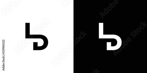 .Modern and unique  letter LD initials logo design