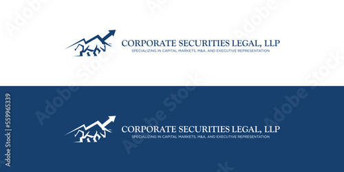 Modern and unique legal corporate securities logo design
