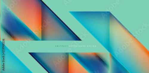 Dynamic bright lines abstract background, stripes with fluid colors, liquid gradients. Vector Illustration For Wallpaper, Banner, Background, Card, Book Illustration, landing page
