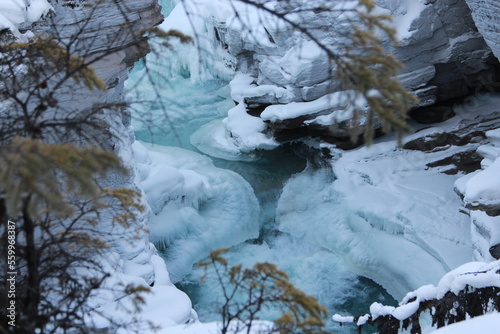 Athabasca Falls Winter
