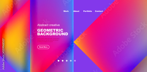 Dynamic bright lines abstract background, stripes with fluid colors, liquid gradients. Vector Illustration For Wallpaper, Banner, Background, Card, Book Illustration, landing page
