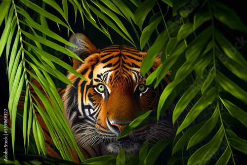 Sumatran Tiger (Endangered) - Generative Ai
