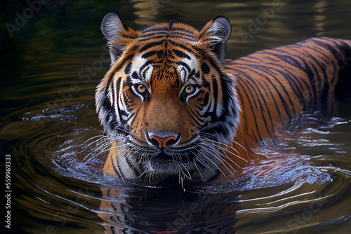 Sumatran Tiger (Endangered) - Generative Ai