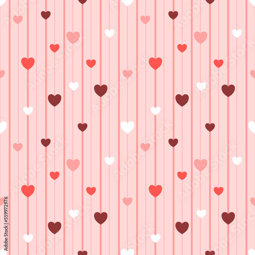 seamless pattern with hearts