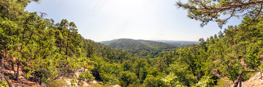 Naklejka premium Panoramic View from Goat Rock