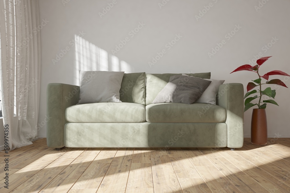 Fototapeta premium Modern interior design. 3D illustration