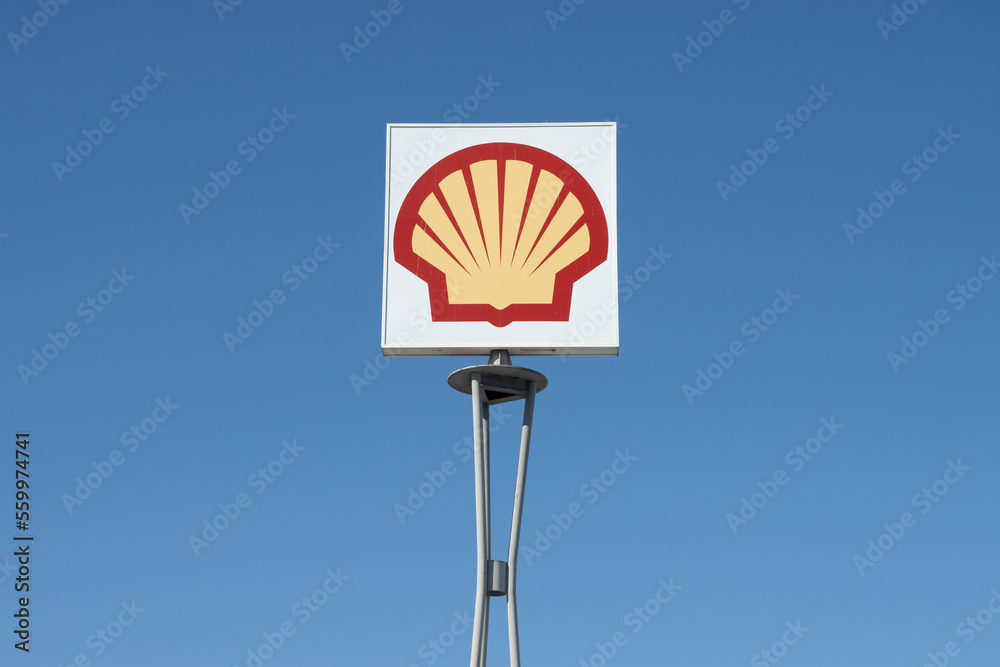 Kettleman City, CA, USA Mar 20, 2022 Shell logo is seen at one of